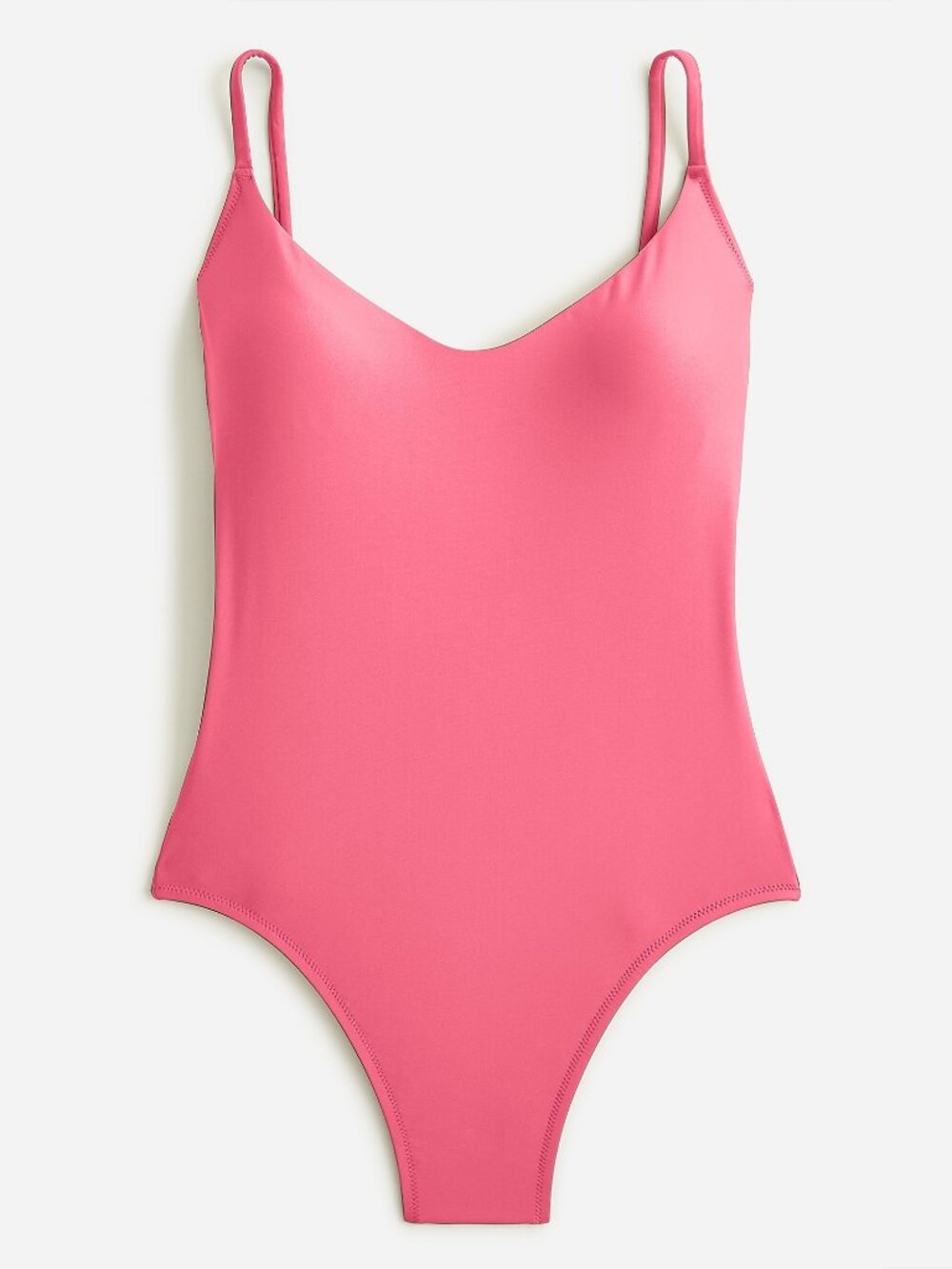 NWT J. Crew Womens Plus Size 20 Pink Scoop Neck Low Back One-Piece Swimsuit NEW